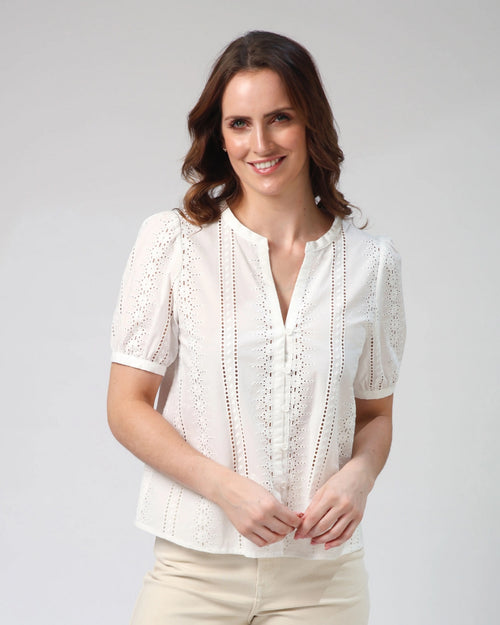 Stella and Gemma Maddie Blouse White