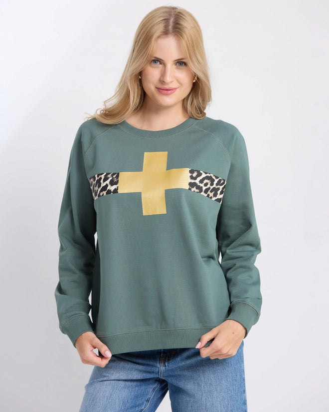 Stella and Gemma Moss Star Crossed Classic Sweatshirt 