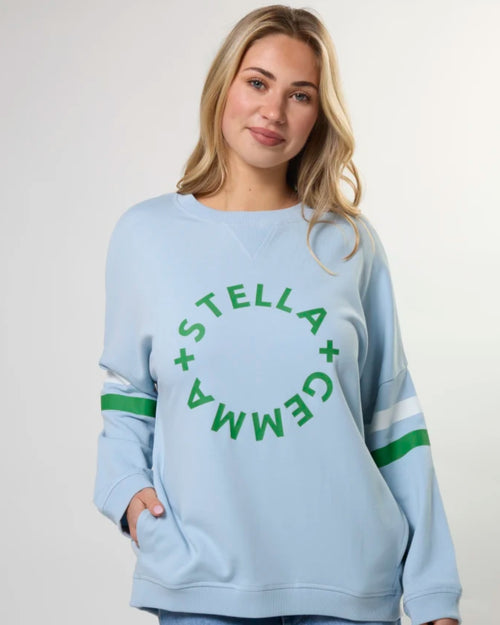 Stella and Gemma Newport Sweatshirt Sky Blue Rotation