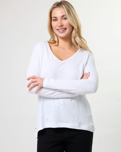 Stella and Gemma Parker Top White