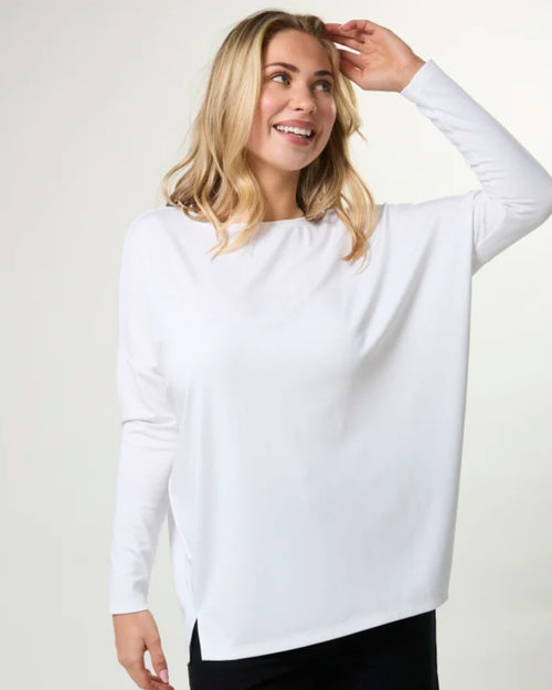 Stella and Gemma Robin Top White