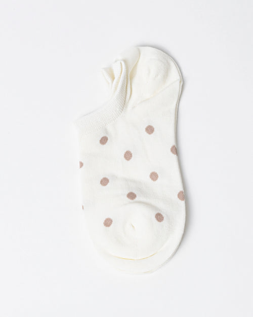 Stella and Gemma Socks Cream with Latte Spots