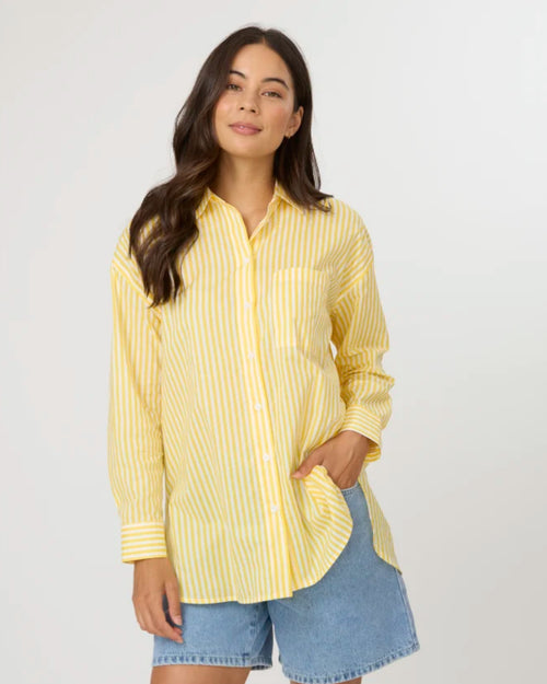 Stella and Gemma Summer Essential Shirt Sunshine Stripe