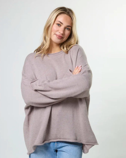 Stella and Gemma Unica Jumper Beige Marle One Size
