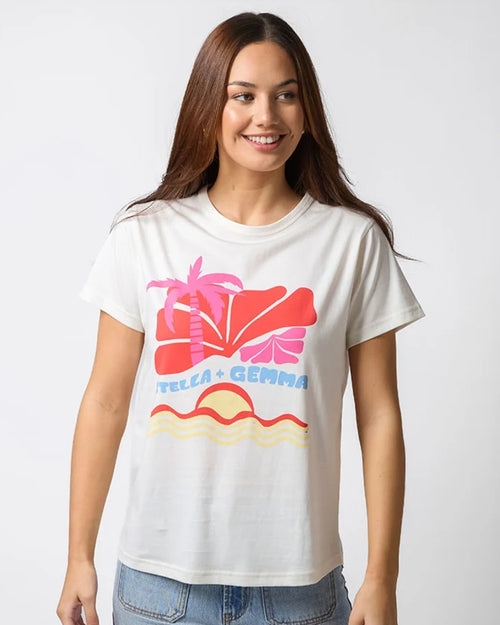 Stella and Gemma Vacy White Ace T Shirt