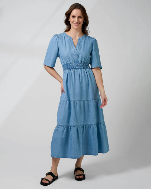 Stella and Gemma Vittoria Dress Light Wash
