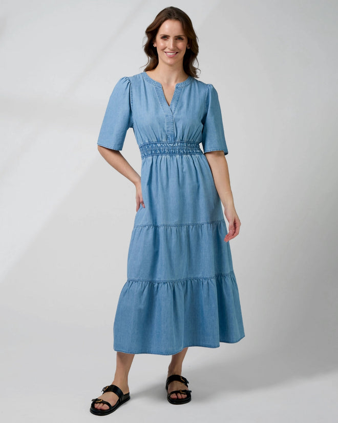 Stella and Gemma Vittoria Dress Light Wash