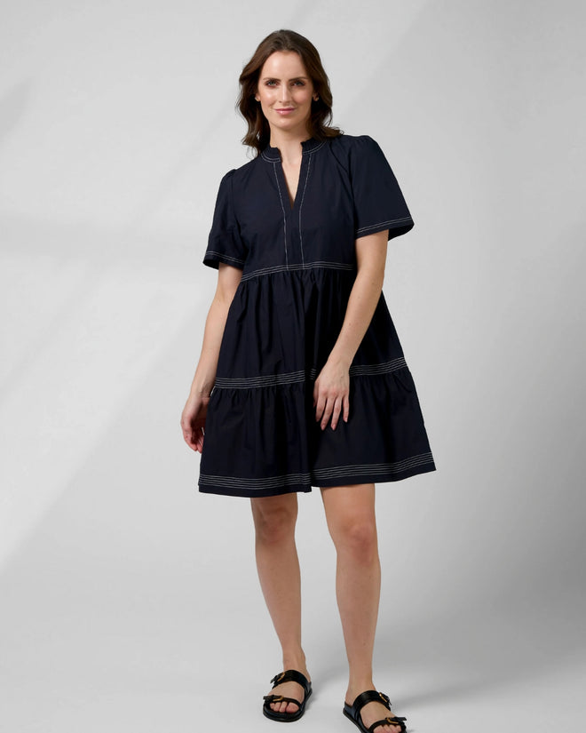 Stella and Gemma Willa Dress Navy