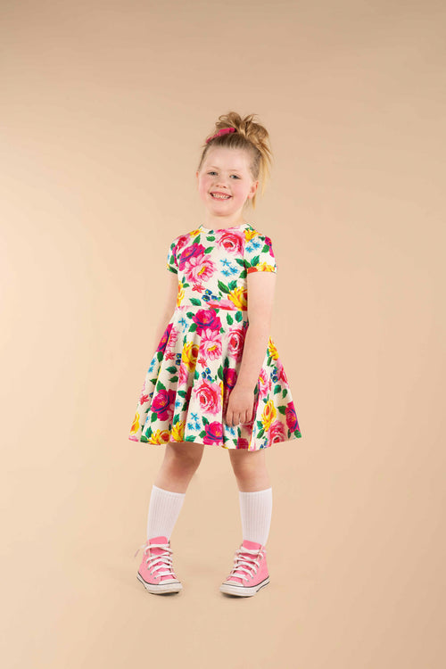 Rock Your Kid Chintz Waisted Dress