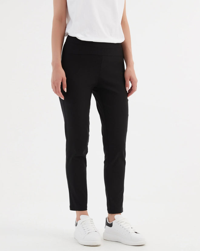 Tirelli Straight Crop Pants Black
