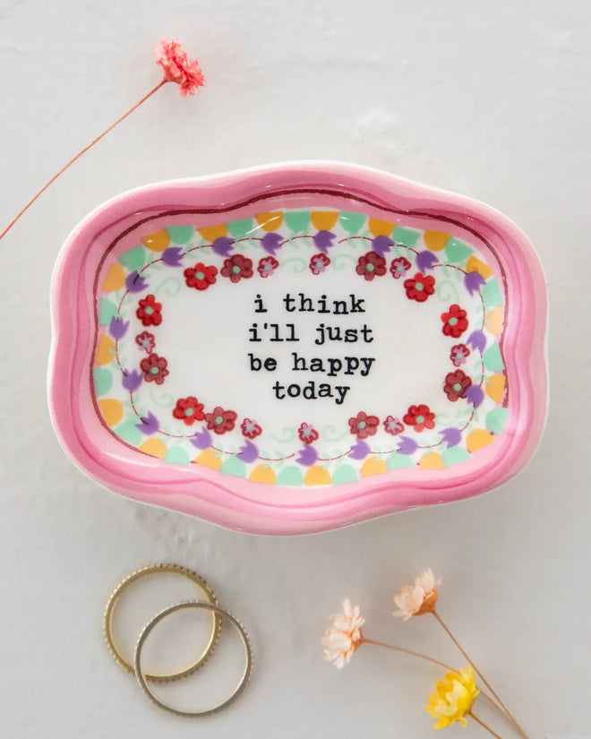 Trinket Dish Just Be Happy