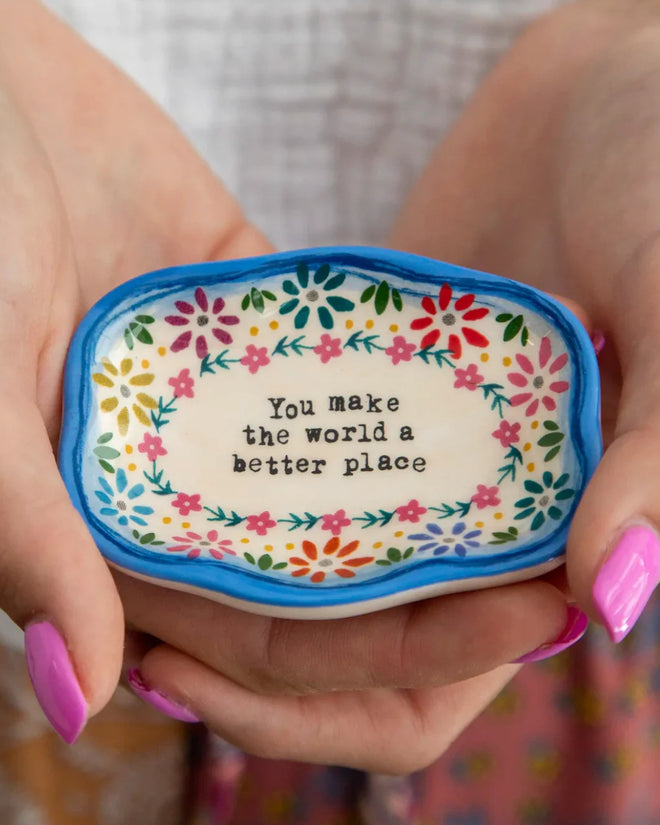 Trinket Dish Make the World Better
