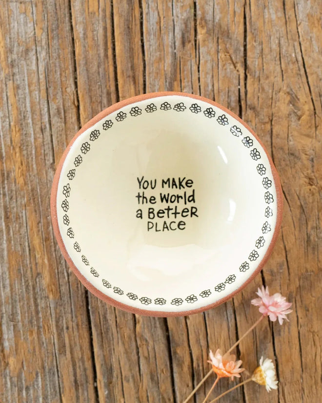 Trinket Dish You Make the World