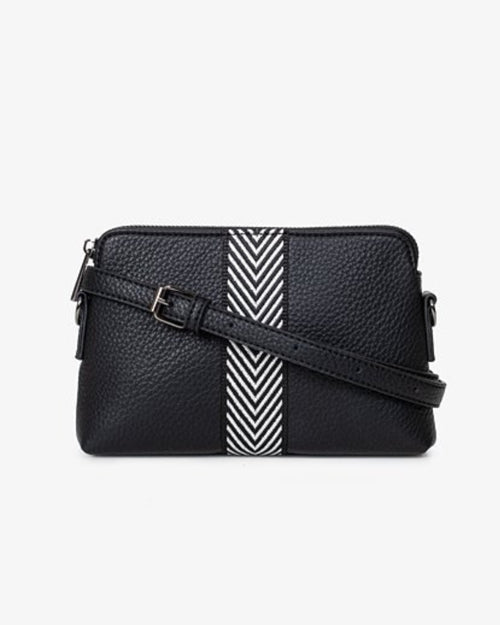 Antler Nova Handbag Black and Silver