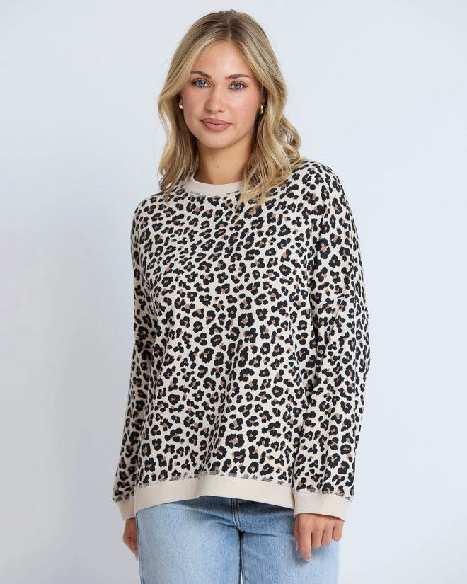 Stella and Gemma Leopard Newport Sweatshirt