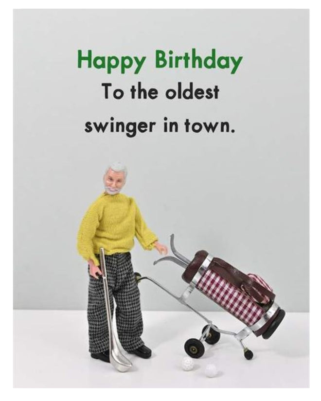 Bold and Bright Card Oldest Swinger