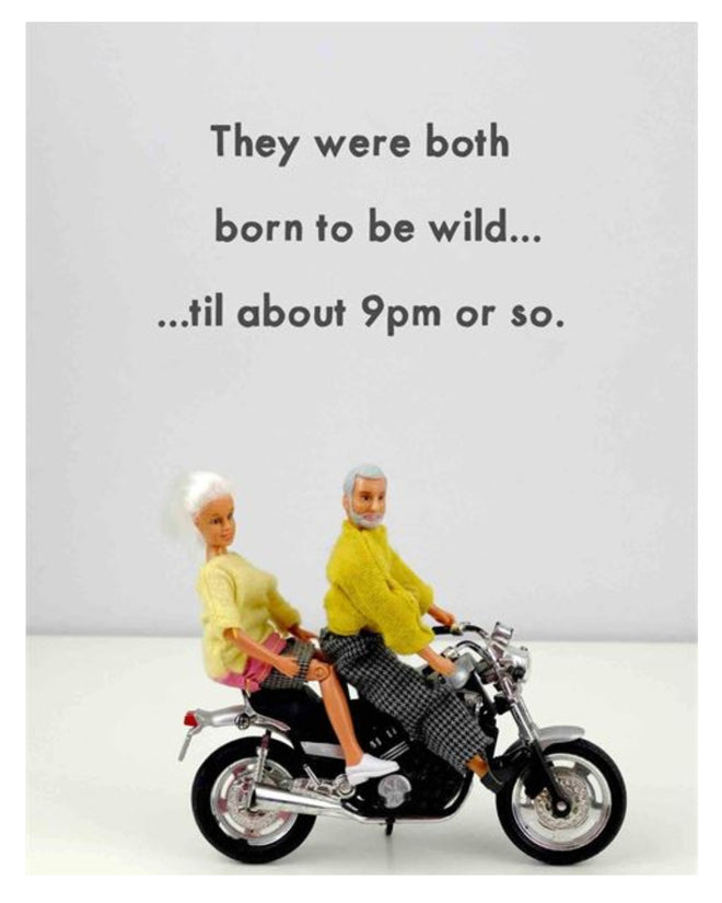 Bold and Bright Card Born to be Wild