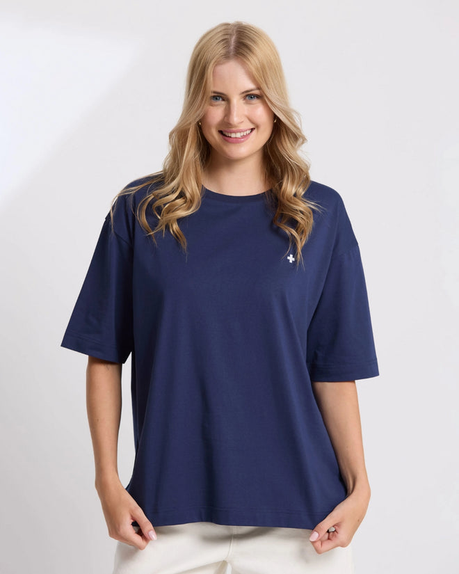 PREORDER - Stella and Gemma Porter T Shirt Navy DUE AUGUST