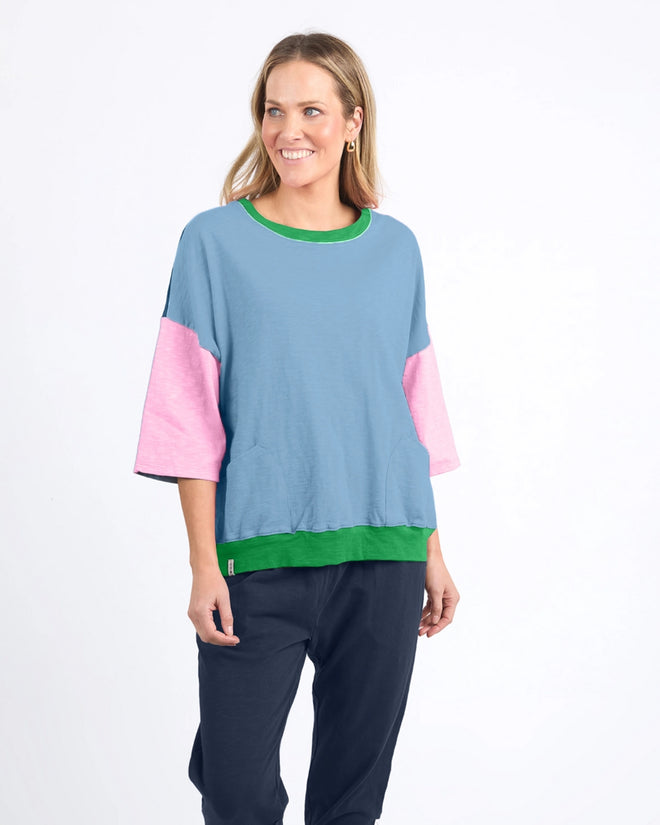 Elm Mazie Sweatshirt/T Shirt Colourblock Dublin