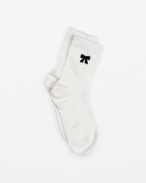 Stella and Gemma Socks Black Bow