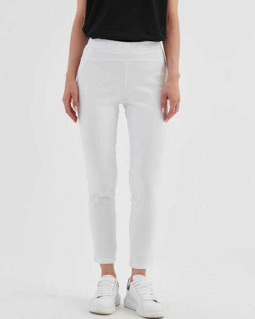 PREORDER - Tirelli Straight Crop Pants White DUE SEPTEMBER