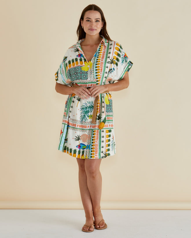 Betty Basics Paradise Print Archer Dress
