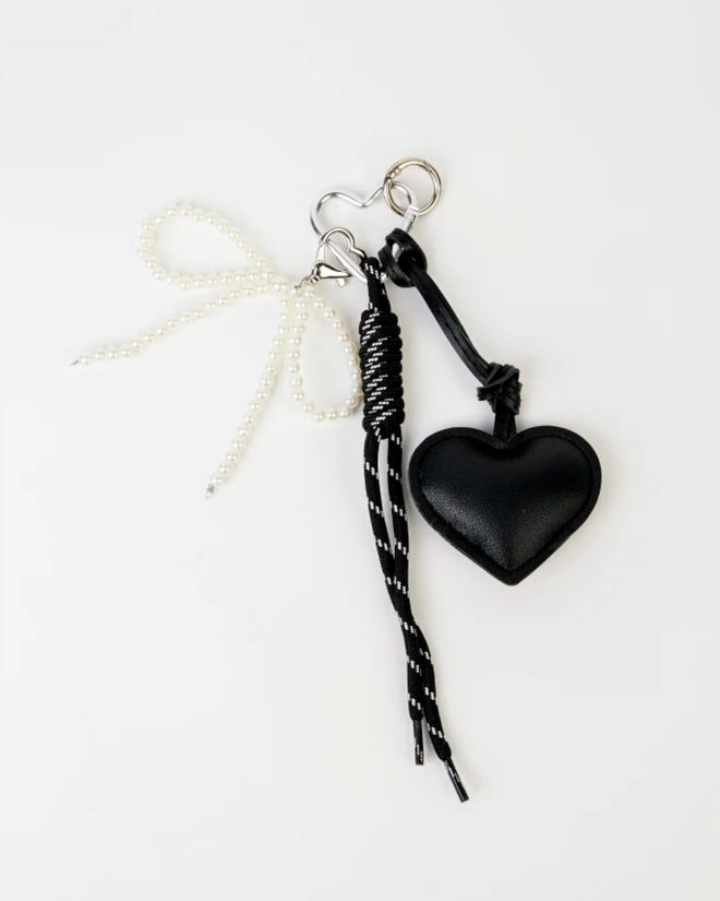 Stella and Gemma Keychain Multi Rope Heart