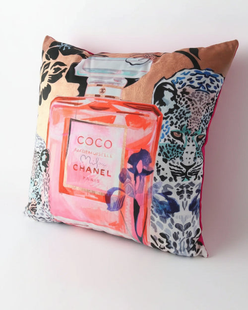 Art Cushion Velvet Coco Pink