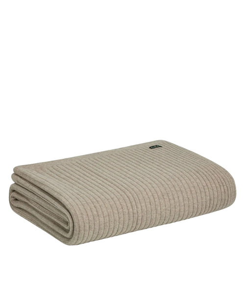 Bemboka Merino Angora Wide Rib Throw Wheat