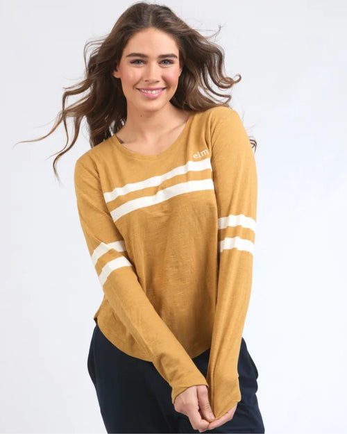 Elm Adora Long Sleeve Tee Dijon