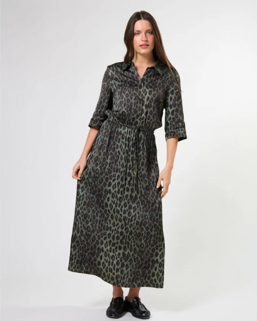 Stella and Gemma Honor Dress Khaki Leopard