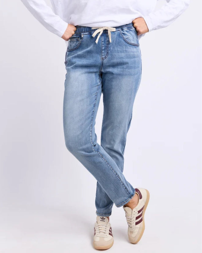 Foxwood Juliette Jogger Jeans Light Blue