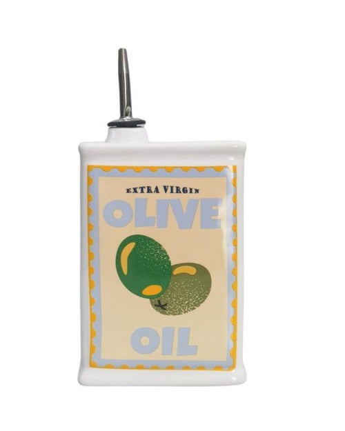 Olive Oil Cucina Oil Decanter White 17cm