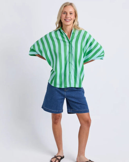 Elm Palmero Greenbriar Stripe Shirt