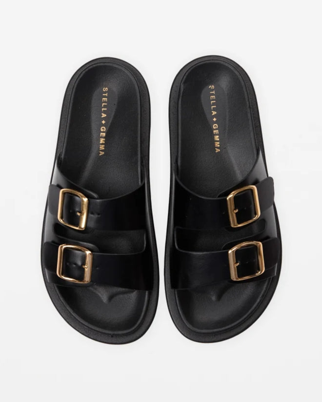 Stella and Gemma Etienne Slides Black