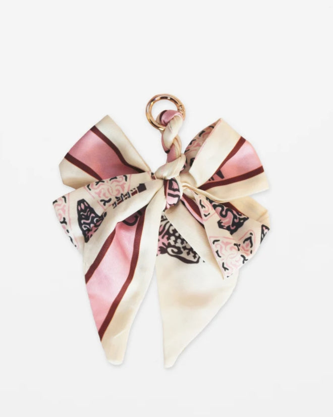 Stella and Gemma Keychain Blush Bow