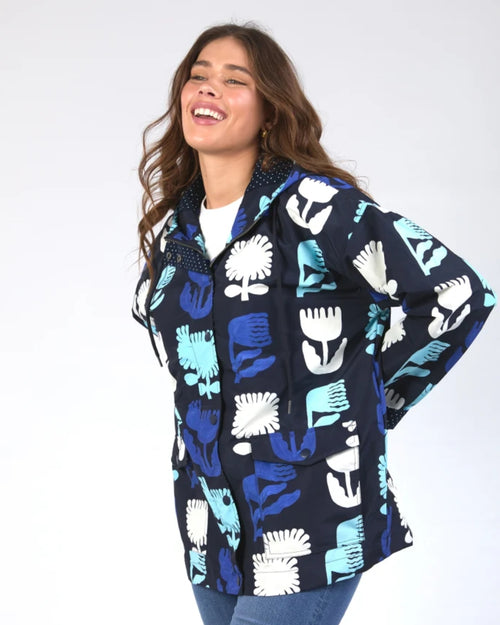 Elm Madeline Stamer Raincoat Navy