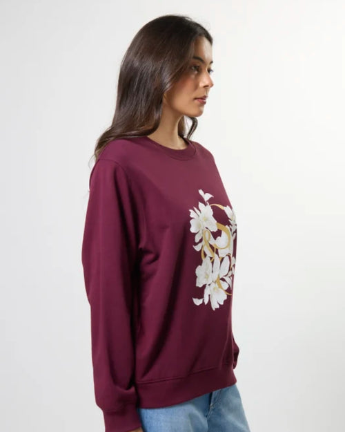 Stella and Gemma Burgundy Beauty Essential Sweatshirt