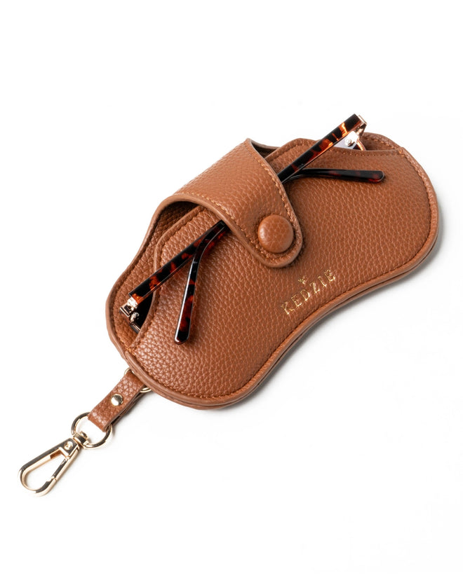 Kedzie Eclipse Eyewear Case Chestnut
