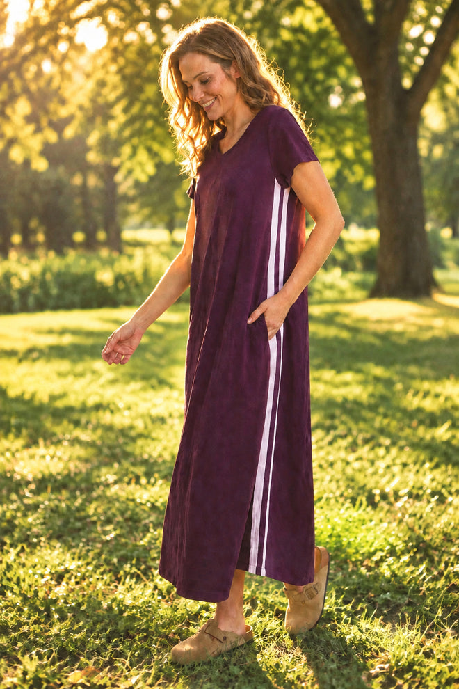 Foxwood Recovery Dress Plum