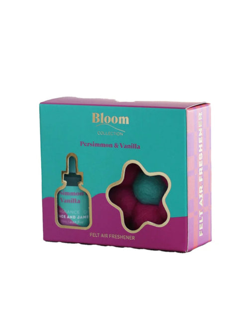 Grace and James Felt Flower Air Freshener Persimmon & Vanilla