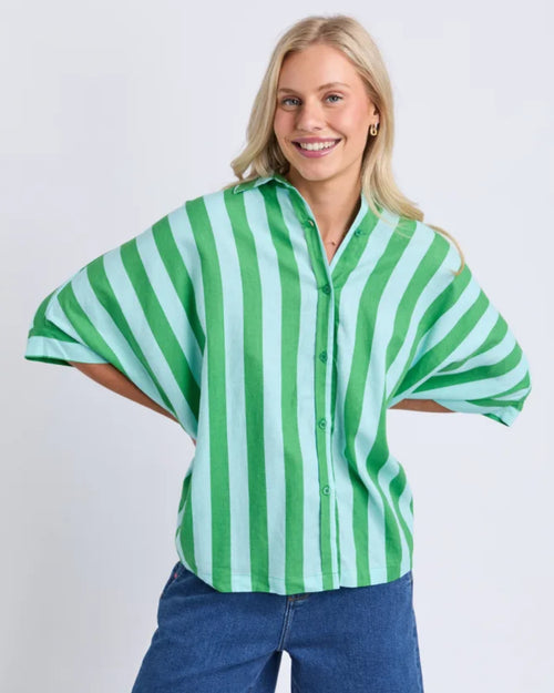 Elm Palmero Greenbriar Stripe Shirt