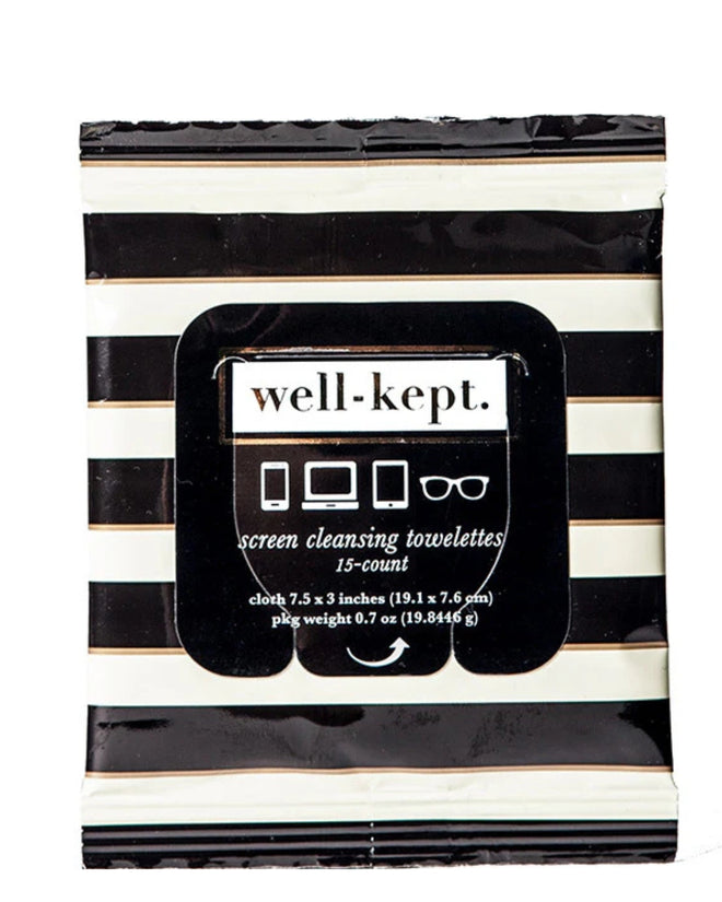 Well Kept Buckhead Screen Cleansing Towelettes/ Tech Wipes