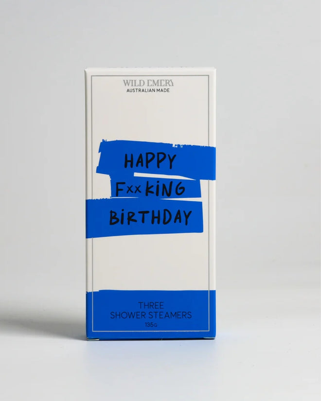 Wild Emery Neon Naughty Shower Steamers Happy F Birthday