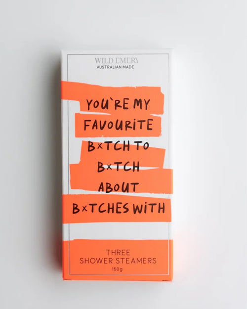 Wild Emery Neon Naughty Shower Steamers My Favourite B-tch