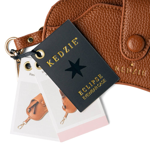 Kedzie Eclipse Eyewear Case Chestnut