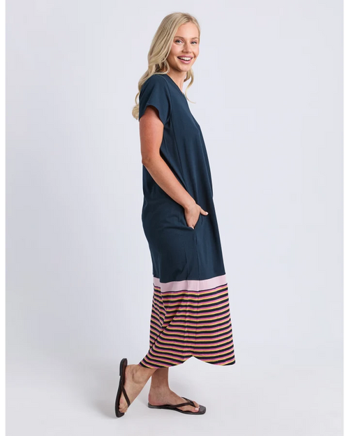 Elm Acai Dress Navy