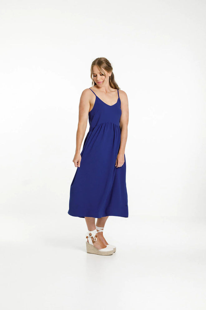 Home Lee Adaline Dress Cobalt