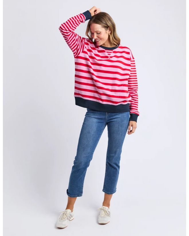 Elm All Sorts Crew Sweatshirt Pink