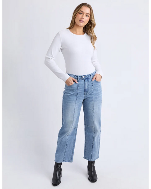 Foxwood Ambrose Barrel Jeans Light Blue